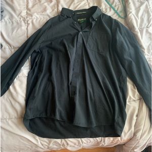 XL Black Button up